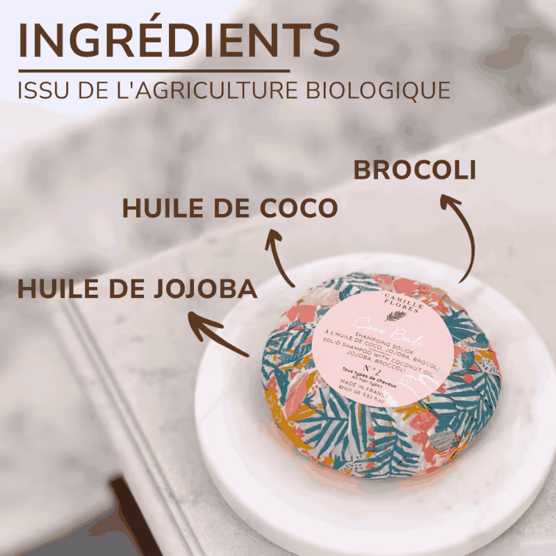 Solid Shampoo Flores infographics