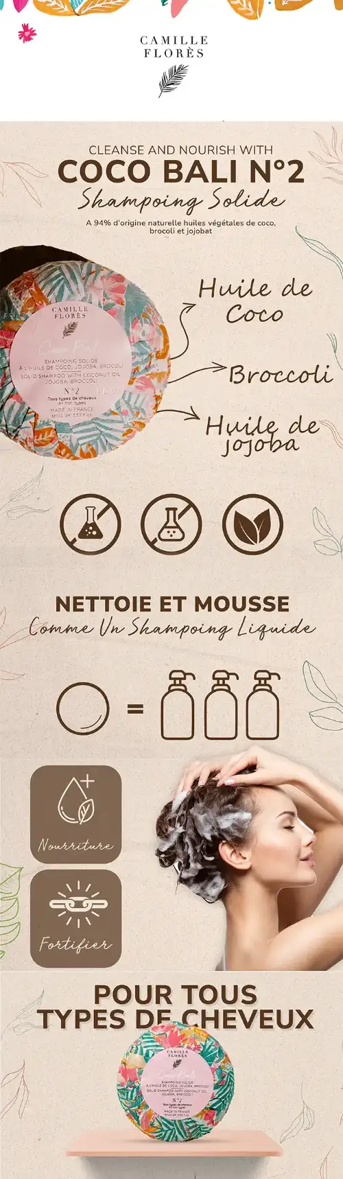 Flores Coconut Shampoo