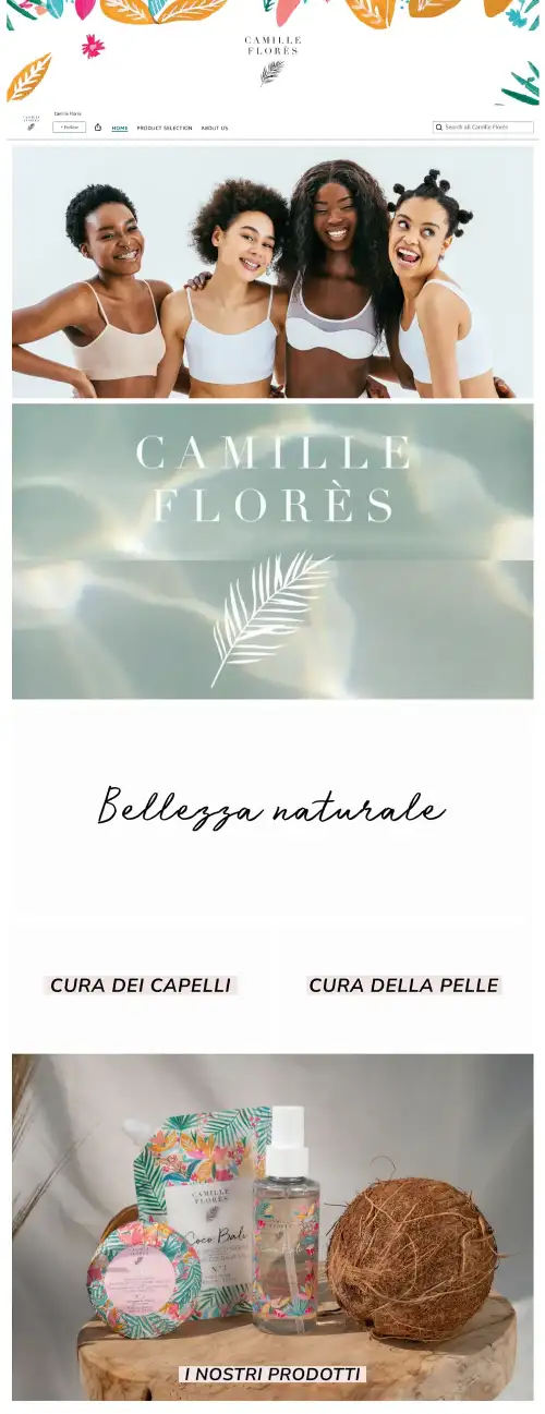 Flores storefront page 2
