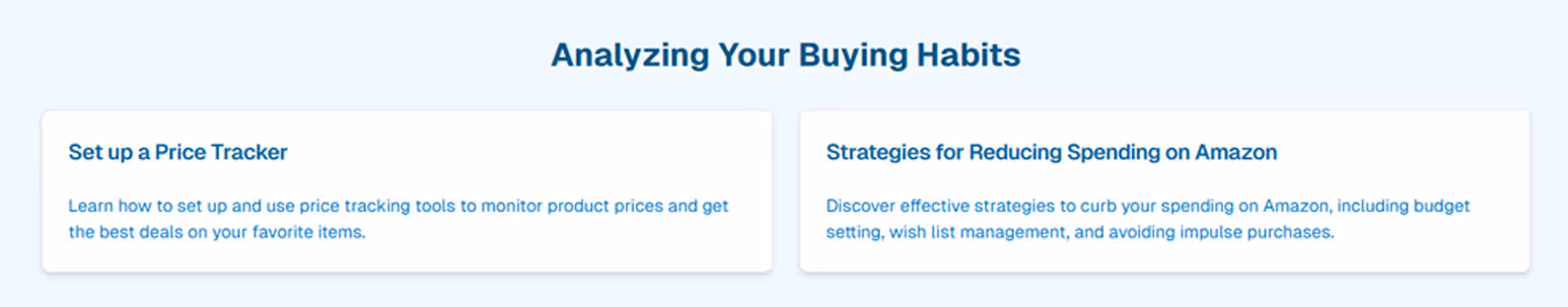 Analyzing your Buying Habits